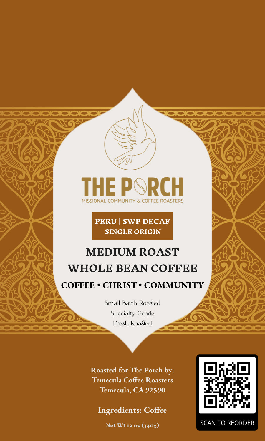 Peru SWP Decaf – The Porch Coffee Roasters