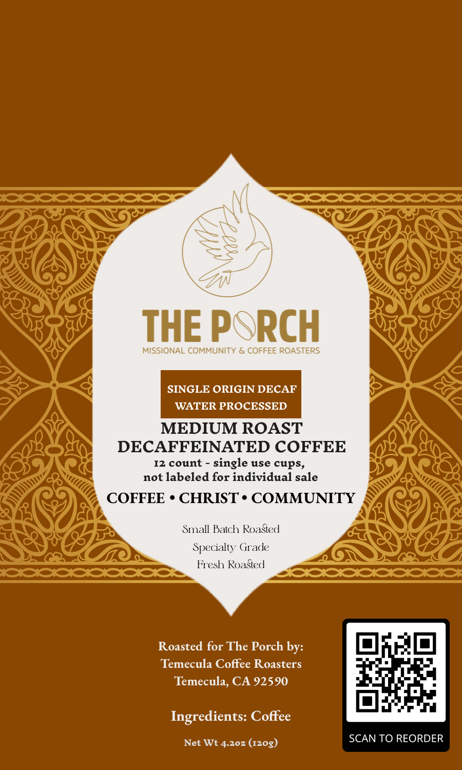 SWP Peru Decaf Coffee Pods